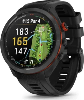 Garmin Approach S70 GPS Golfhorloge 47 mm Zwart