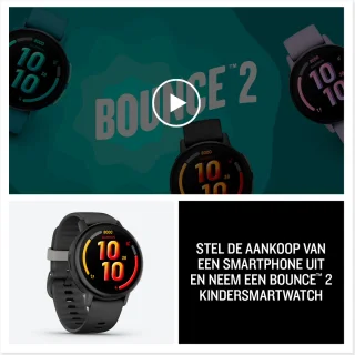 Garmin Bounce 2 Kinder Smartwatch 43 mm Zwart