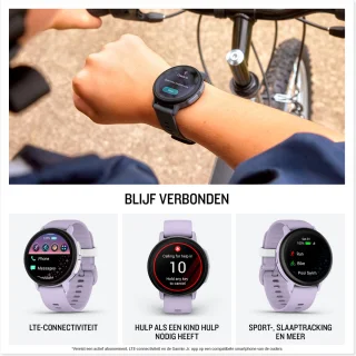 Garmin Bounce 2 Smartwatch voor kinderen 43 mm Paars