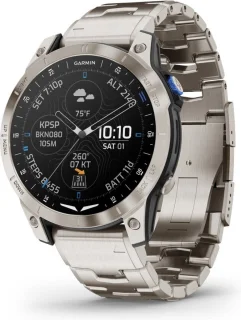 Garmin D2 Mach 1 Smartwatch Titanium M23