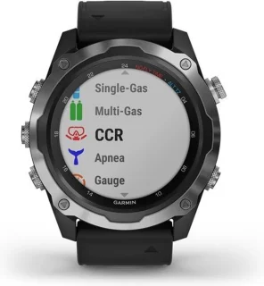 Garmin Descent Mk2 Smartwatch 010-02132-10 zwart silicone