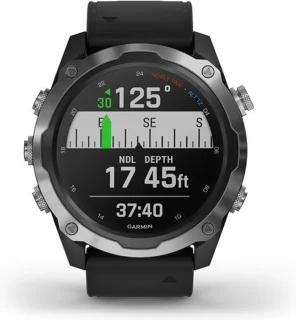 Garmin Descent Mk2 Smartwatch 010-02132-10 zwart silicone