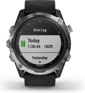 Garmin Descent Mk2 Smartwatch 010-02132-10 zwart silicone