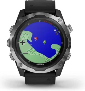 Garmin Descent Mk2 Smartwatch 010-02132-10 zwart silicone