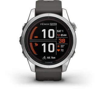 Garmin Fenix 7s Pro Solar 42mm Zilver Smartwatch