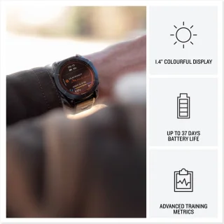 Garmin Fenix 7X Pro Solar 51mm Zwart