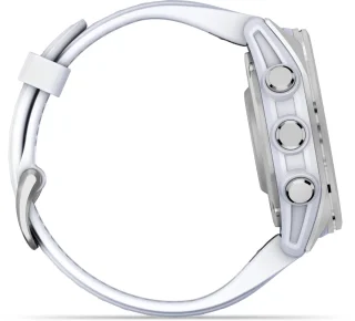 Garmin fenix 8 43mm Smartwatch Zilver Wit