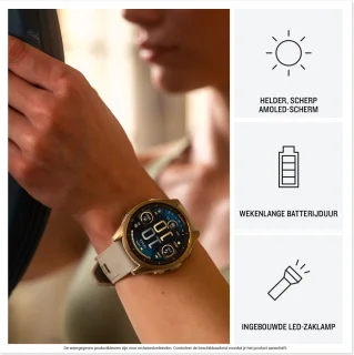 Garmin fenix 8 43mm Smartwatch Zilver Wit
