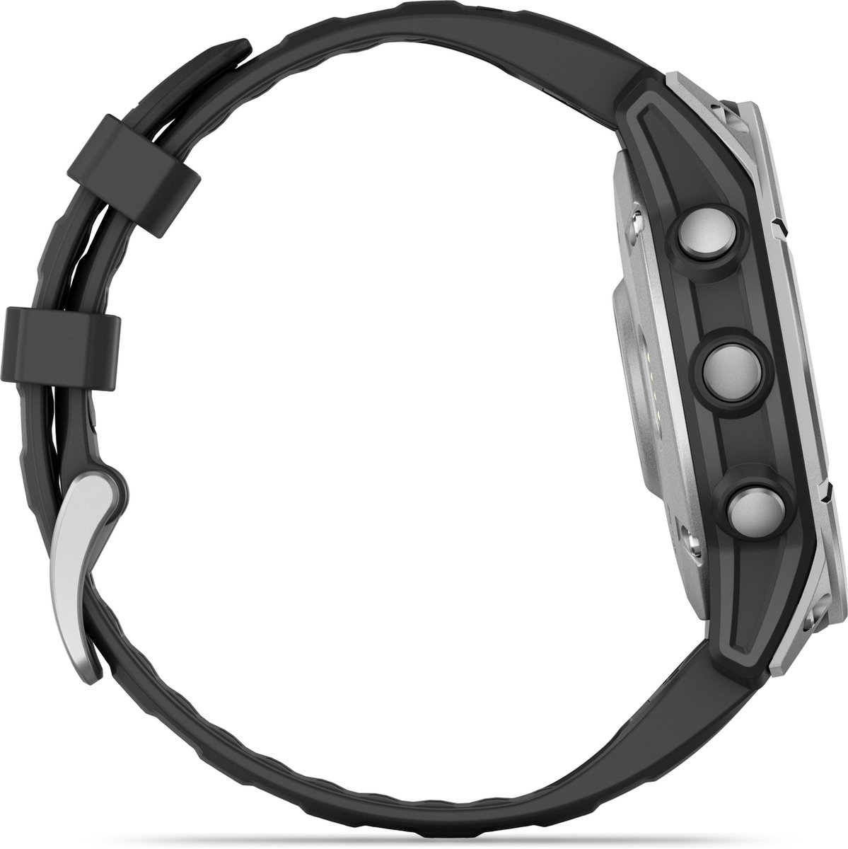 Garmin fēnix E 47mm AMOLED multisport smartwatch donkergrijs/zwart