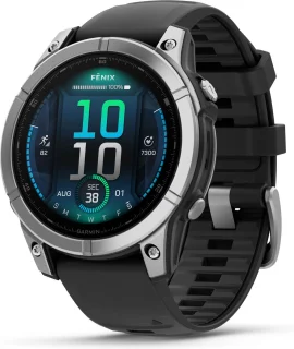 Garmin fēnix E 47mm AMOLED multisport smartwatch donkergrijs/zwart