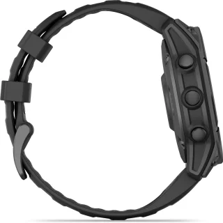 Garmin fēnix E 47mm AMOLED Multisport Smartwatch Donkergrijs/Zwart