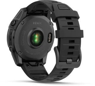 Garmin fēnix E 47mm AMOLED Multisport Smartwatch Donkergrijs/Zwart