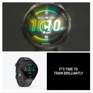 Garmin Forerunner 165 Hardloophorloge Black-Slate Grey