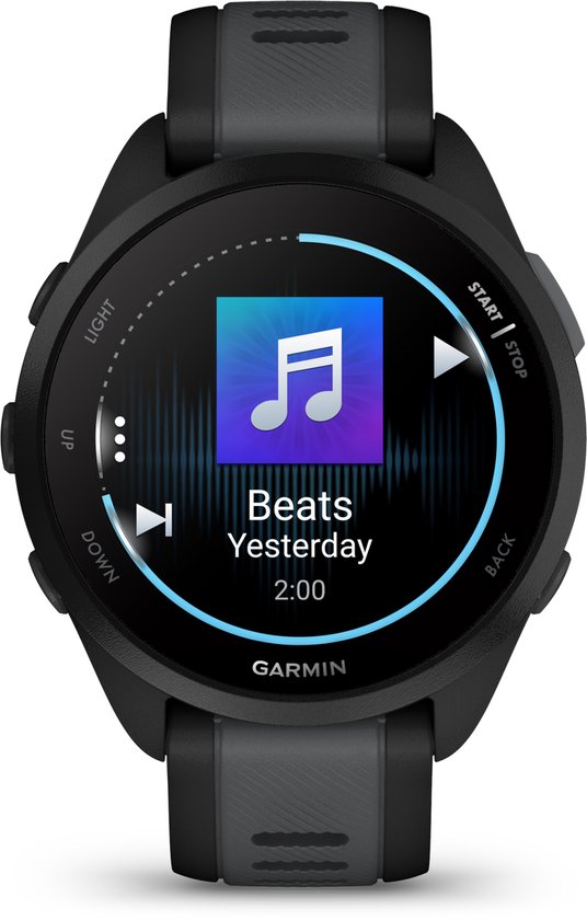 Garmin Forerunner 165 Music Hardloophorloge Black-Slate Grey