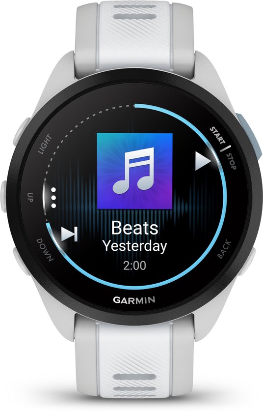 Garmin Forerunner 165 Music Hardloophorloge Mist Grey-Whitestone