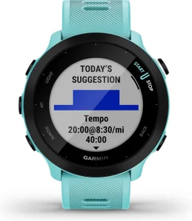 Garmin Forerunner 55 Hardloophorloge 42mm Aqua