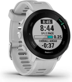 Garmin Forerunner 55 Hardloophorloge 42mm Whitestone