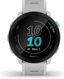 Garmin Forerunner 55 Hardloophorloge 42mm Whitestone