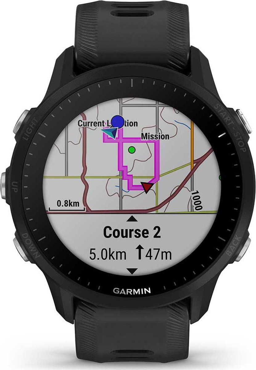 Garmin Forerunner 955 Hardloophorloge 46 mm Zwart