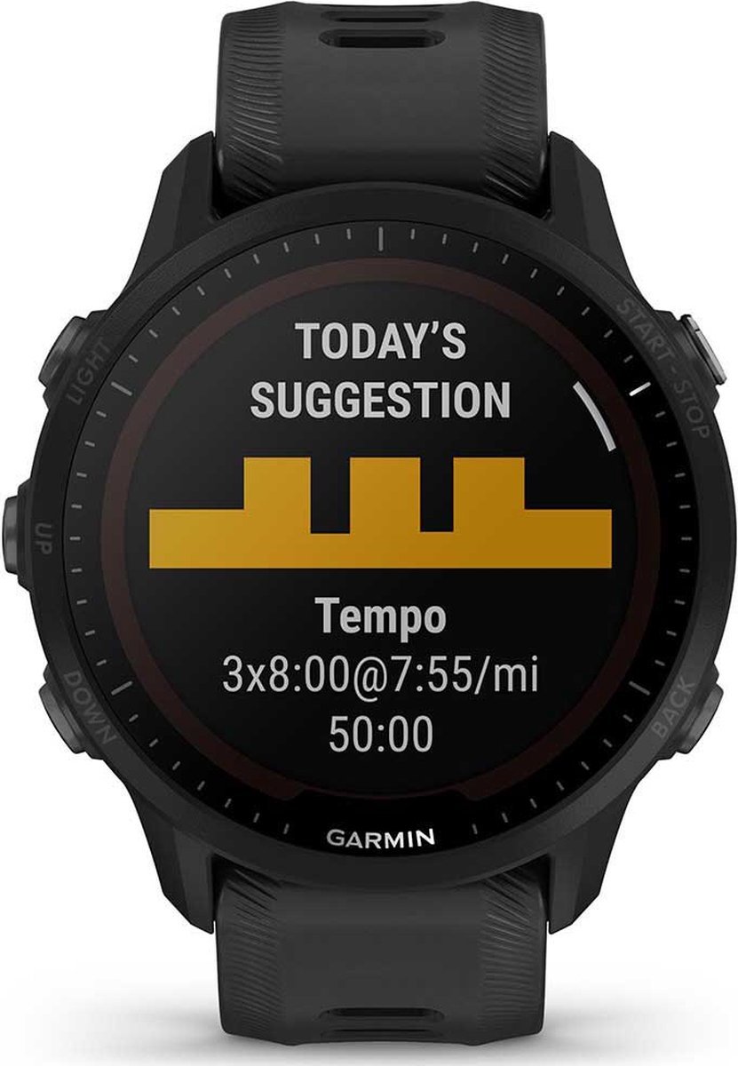 Garmin Forerunner 955 Solar Hardloophorloge Zwart