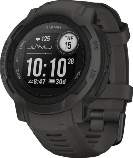 Garmin Instinct 2 Graphite 45mm Sporthorloge Heren