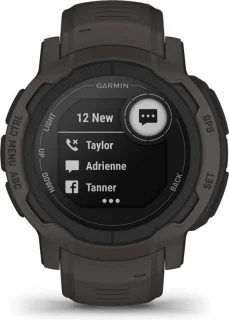 Garmin Instinct 2 Graphite 45mm Sporthorloge Heren