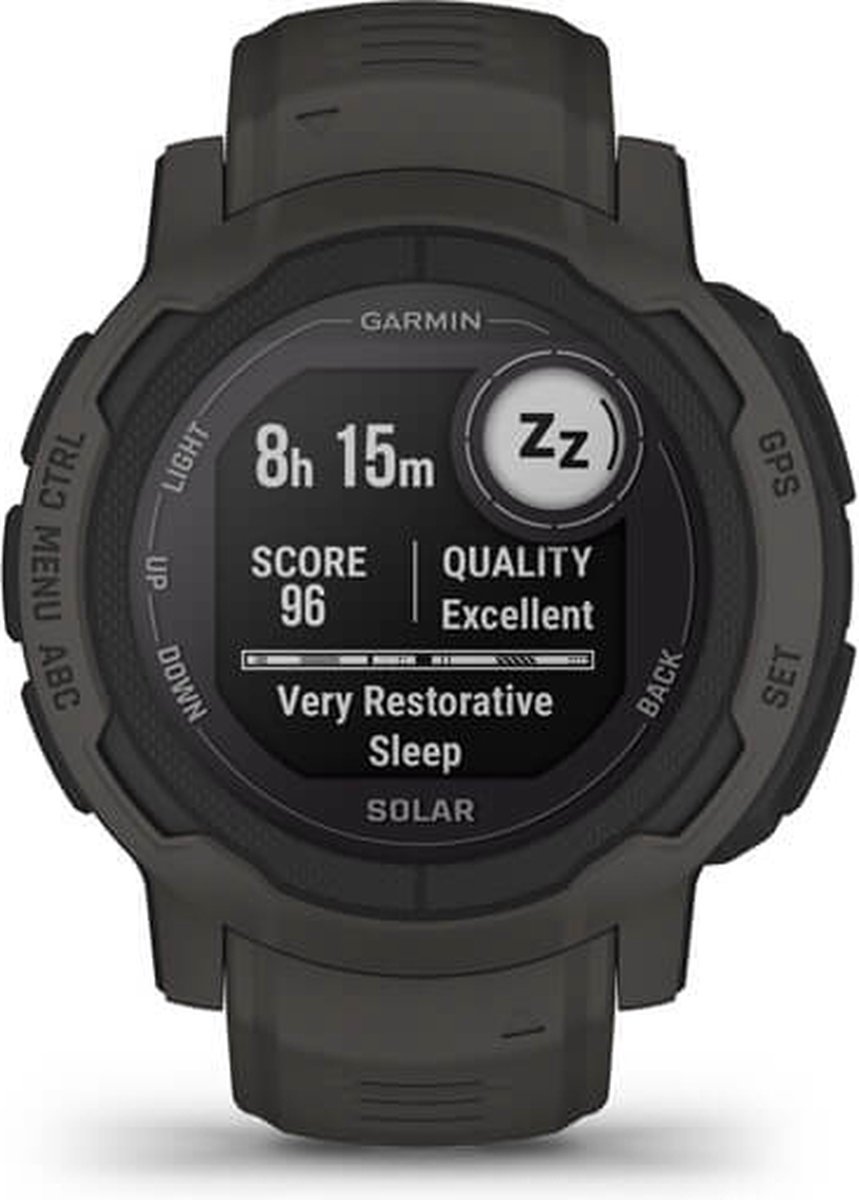 Garmin Instinct 2 Solar Sporthorloge 45mm Graphite