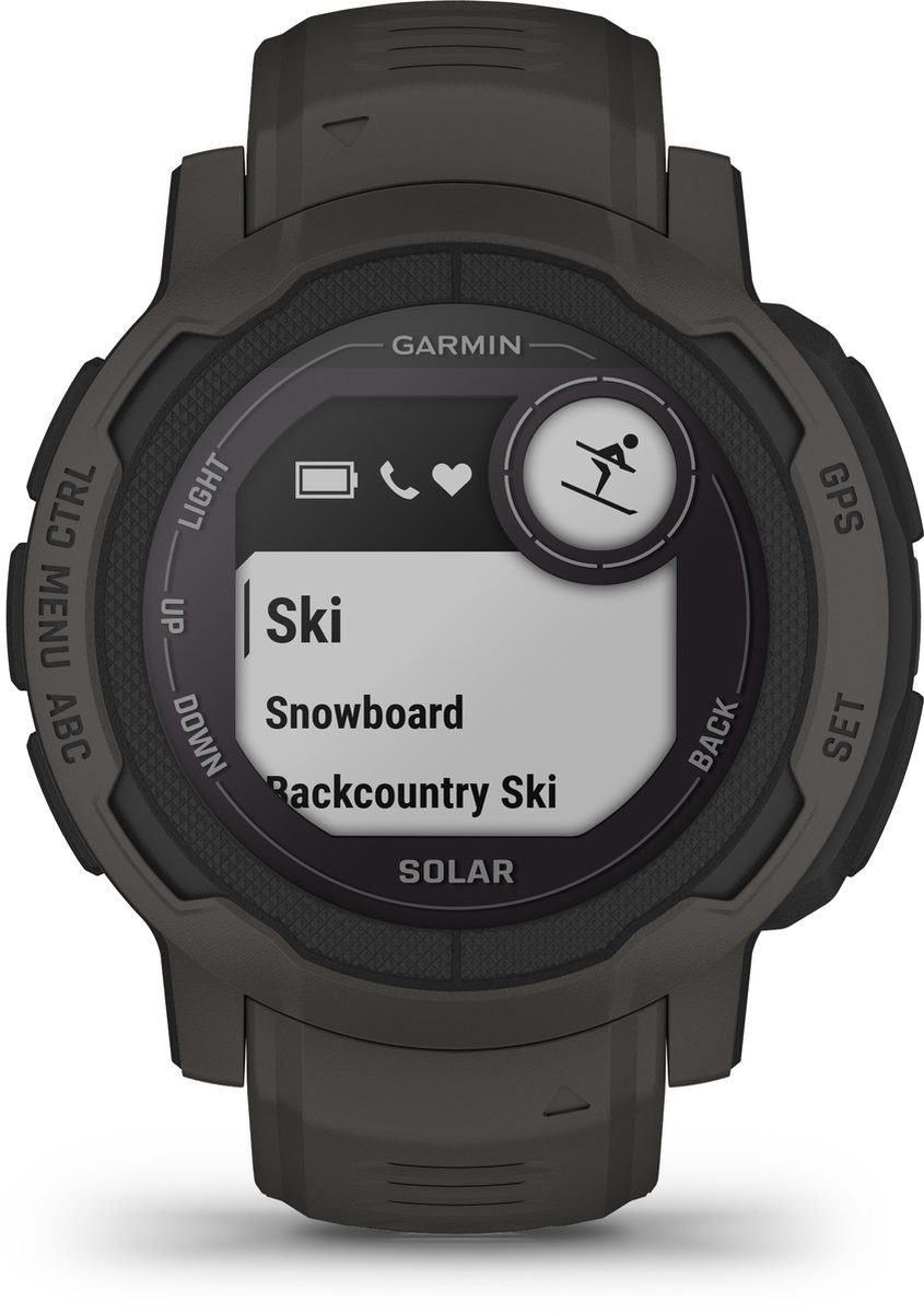 Garmin Instinct 2 Solar Sporthorloge 45mm Graphite