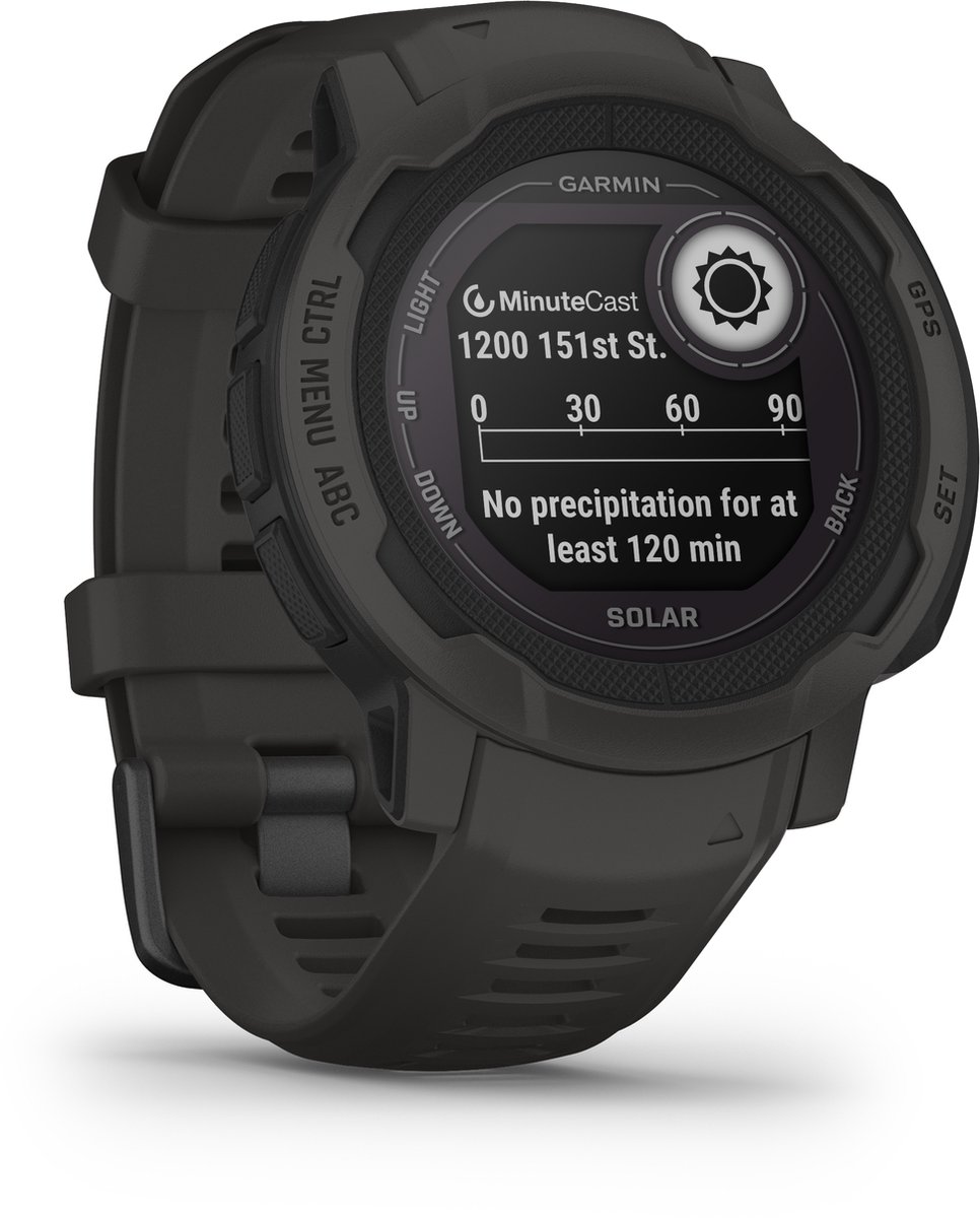 Garmin Instinct 2 Solar Sporthorloge 45mm Graphite