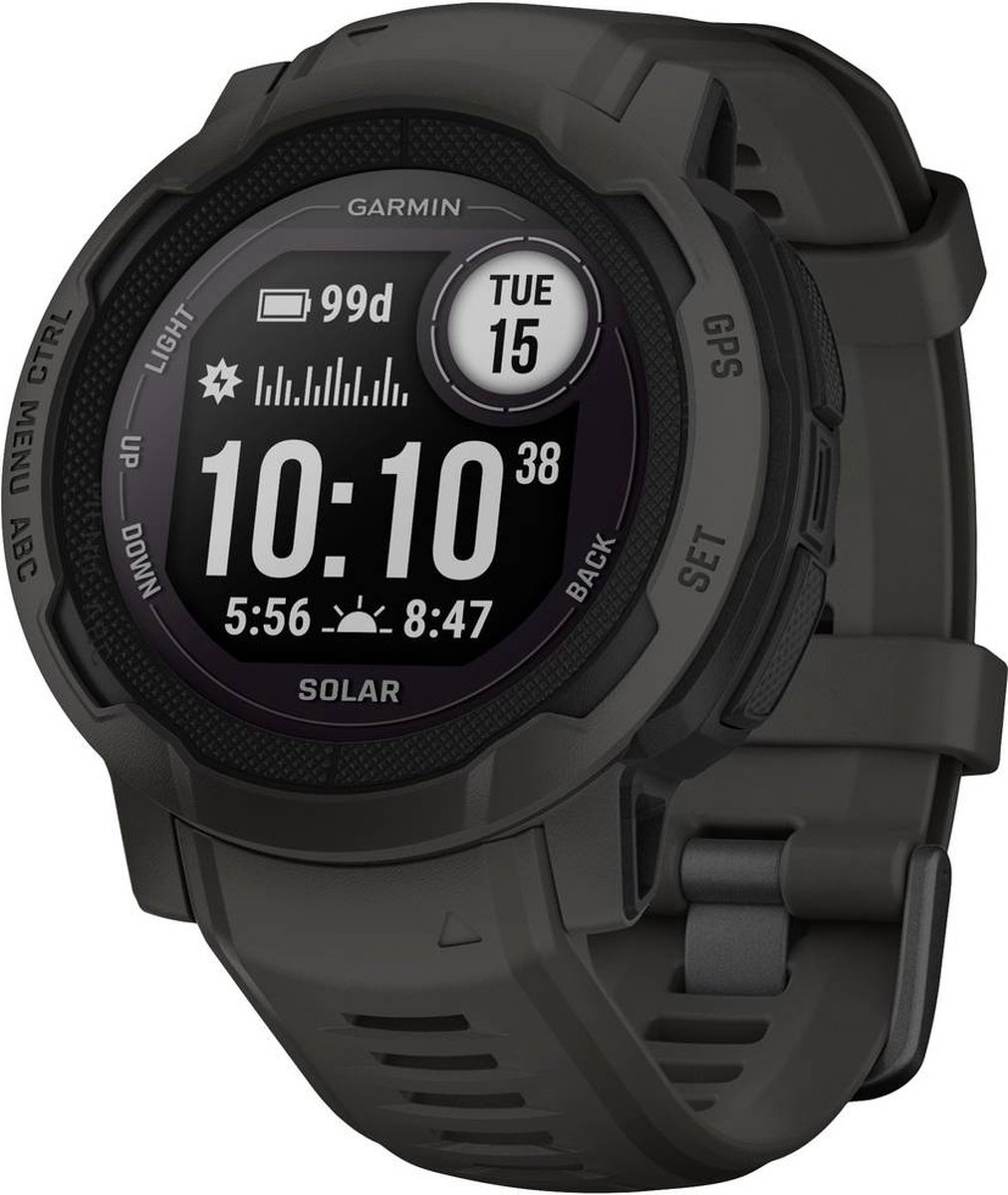 Garmin Instinct 2 Solar Sporthorloge 45mm Graphite