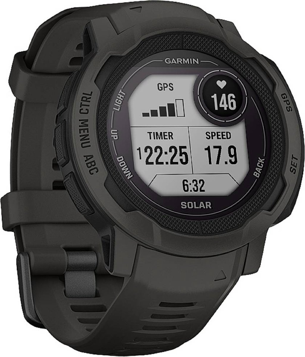 Garmin Instinct 2 Solar Sporthorloge 45mm Graphite