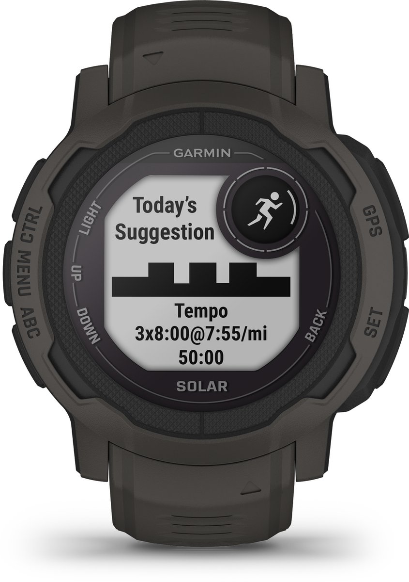 Garmin Instinct 2 Solar Sporthorloge 45mm Graphite