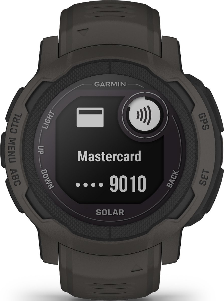 Garmin Instinct 2 Solar Sporthorloge 45mm Graphite