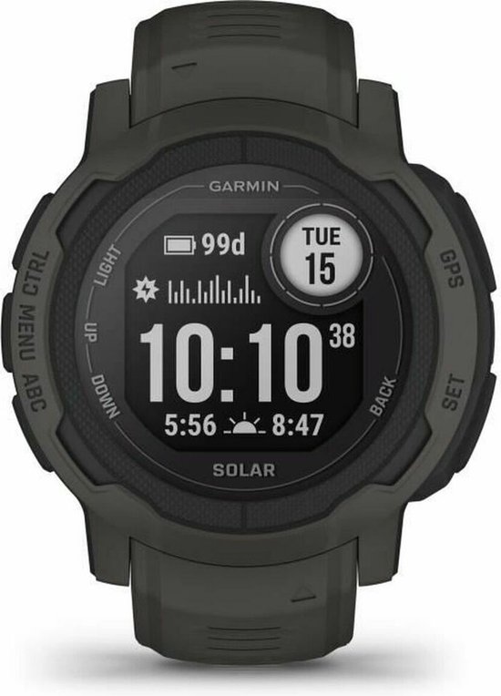 Garmin Instinct 2 Solar Sporthorloge 45mm Graphite