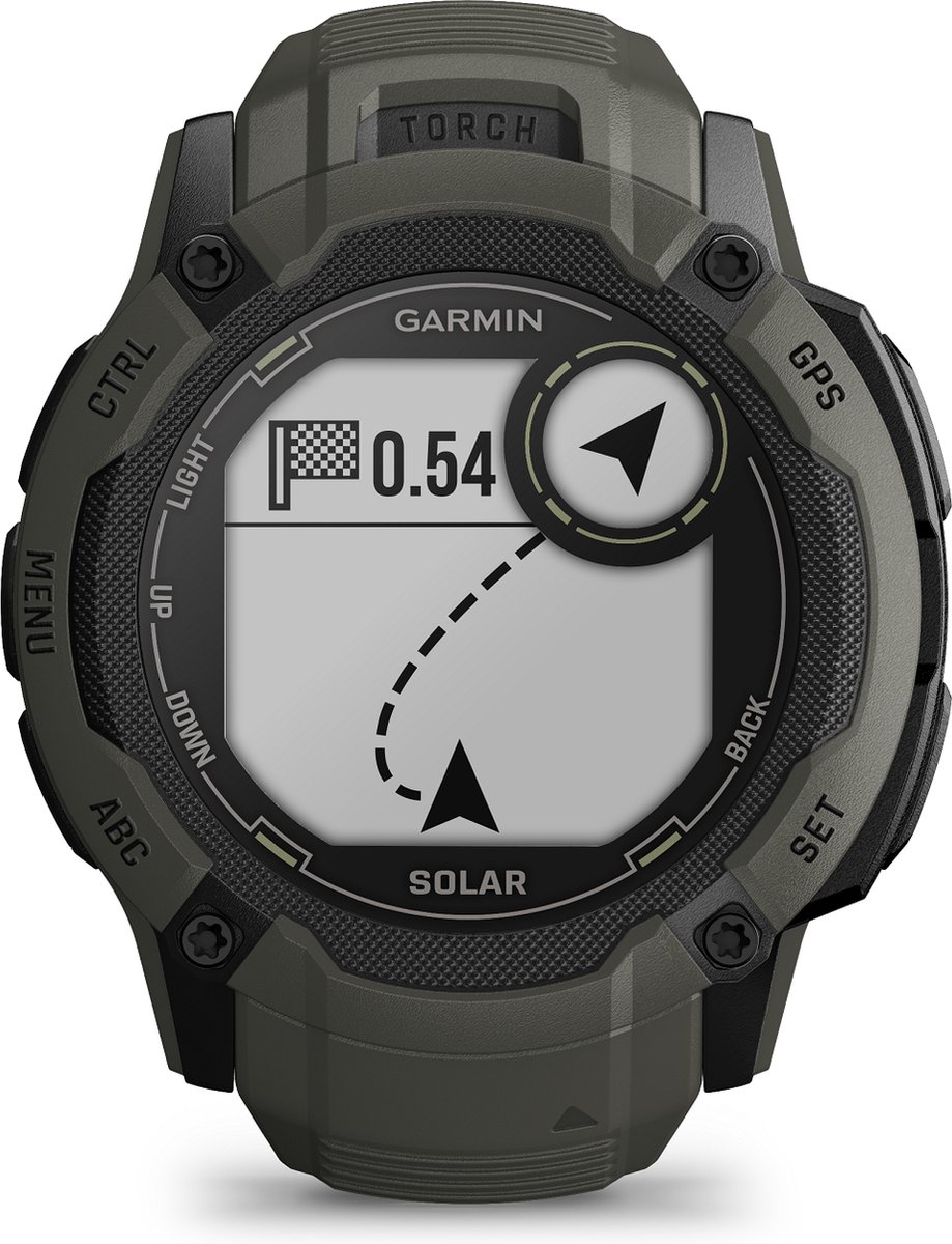 Garmin Instinct 2X Solar Smartwatch Moss
