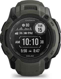 Garmin Instinct 2X Solar Smartwatch Moss