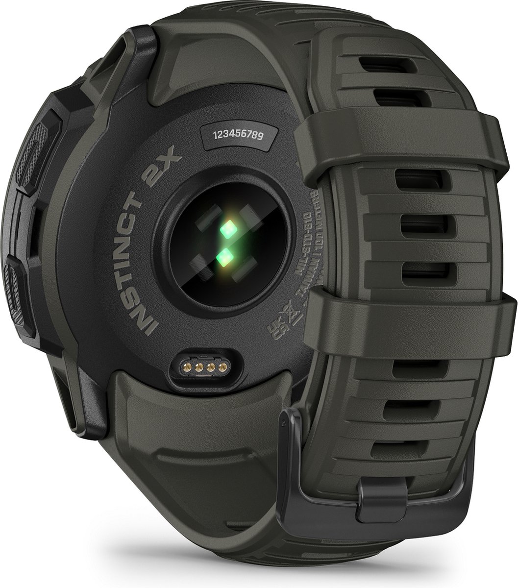 Garmin Instinct 2X Solar Smartwatch Moss
