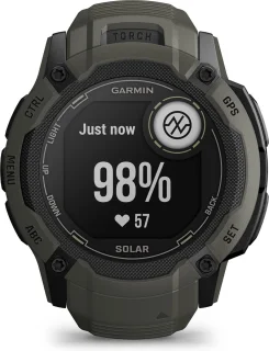 Garmin Instinct 2X Solar Smartwatch Moss