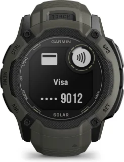 Garmin Instinct 2X Solar Smartwatch Moss