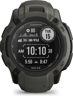Garmin Instinct 2X Solar Smartwatch Moss