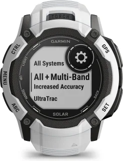 Garmin Instinct 2X Solar Smartwatch Whitestone