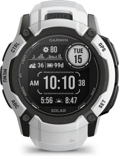 Garmin Instinct 2X Solar Smartwatch Whitestone