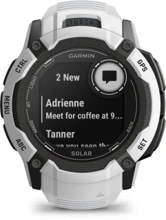 Garmin Instinct 2X Solar Smartwatch Whitestone