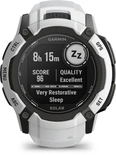 Garmin Instinct 2X Solar Smartwatch Whitestone