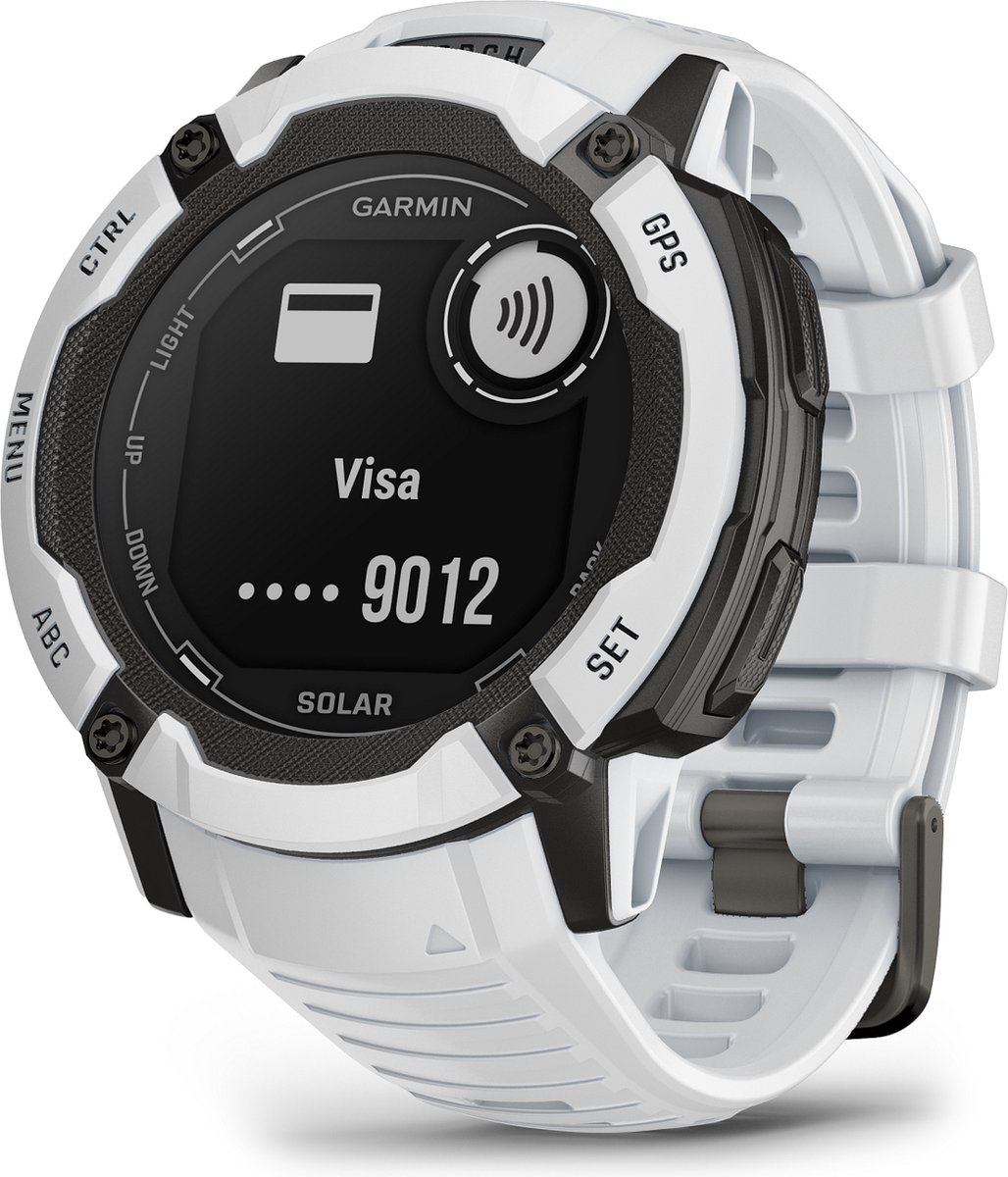 Garmin Instinct 2X Solar Smartwatch Whitestone