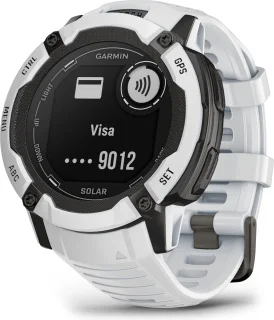 Garmin Instinct 2X Solar Smartwatch Whitestone