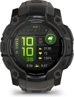 Garmin Instinct 3 AMOLED Black Bezel Charcoal Band