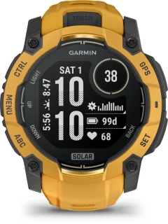 Garmin Instinct 3 Solar Smartwatch Geel/Grijs Limited Edition