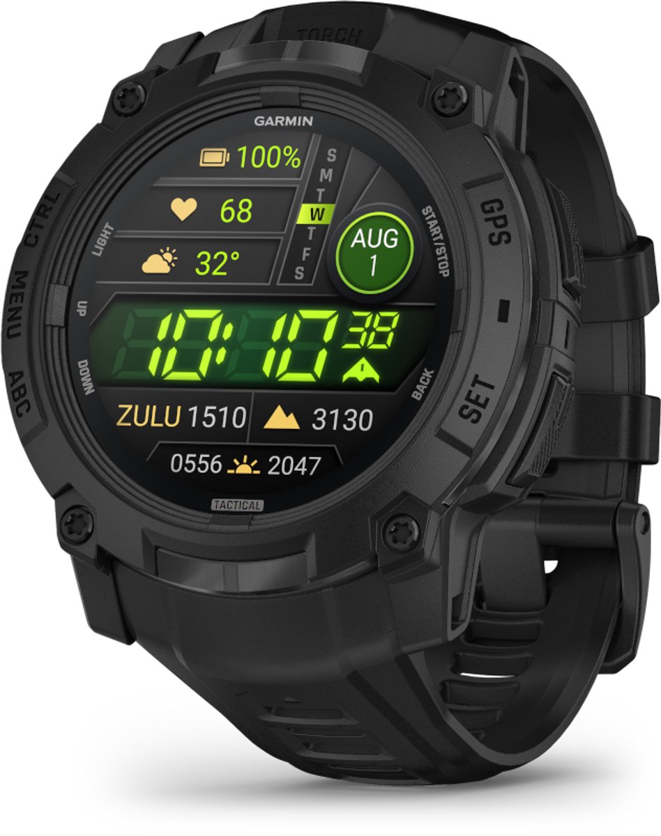 Garmin Instinct 3 Tactical Edition 50mm Zwart