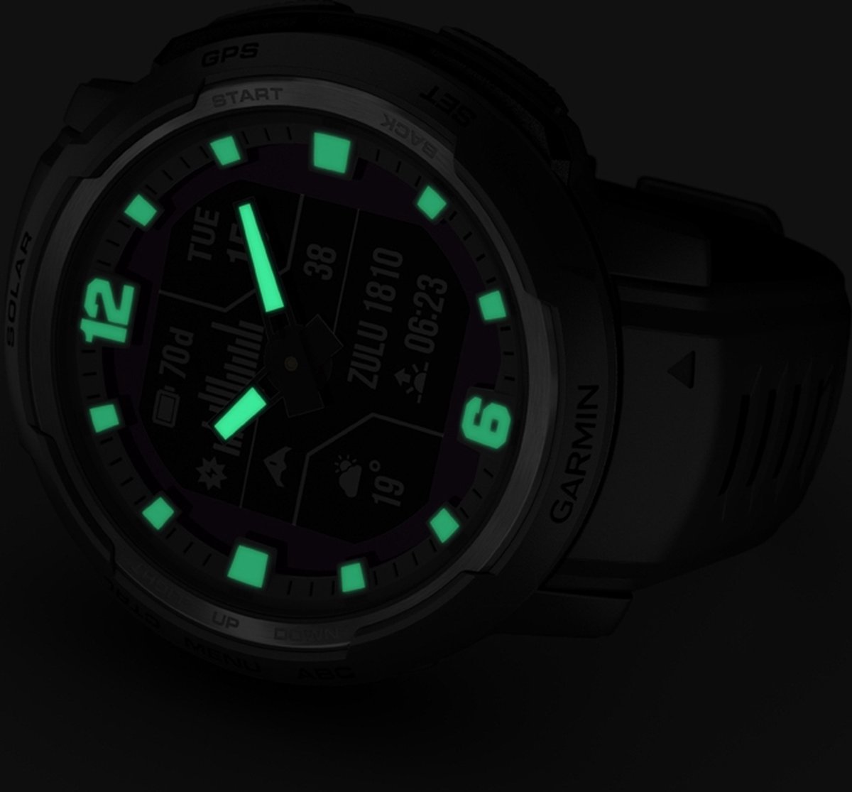 Garmin Instinct Crossover Solar Tactical Smartwatch